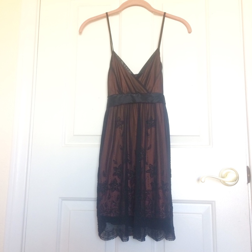90’s forever21 vintage dress with embroidery 🍒